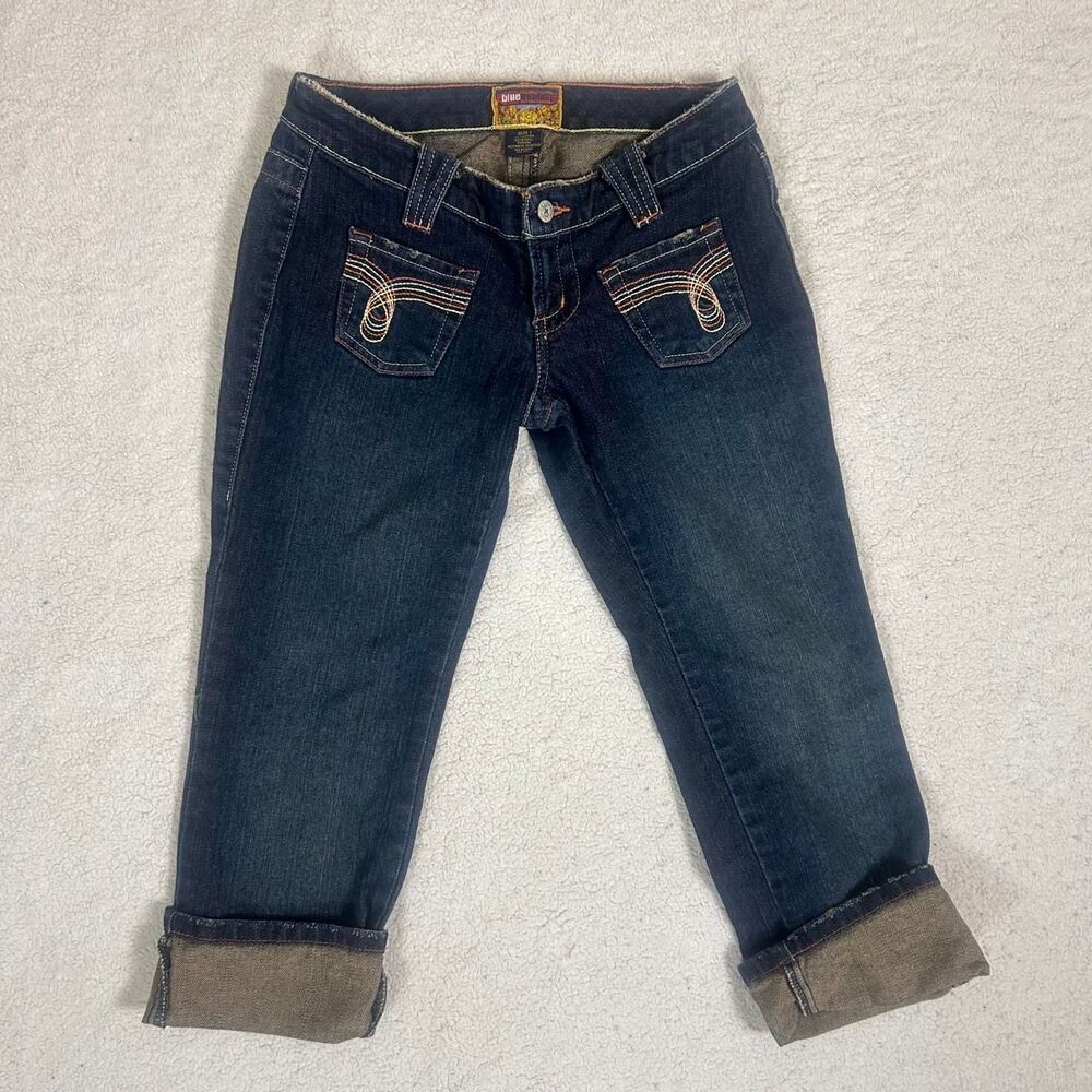 Blue Asphalt Capris